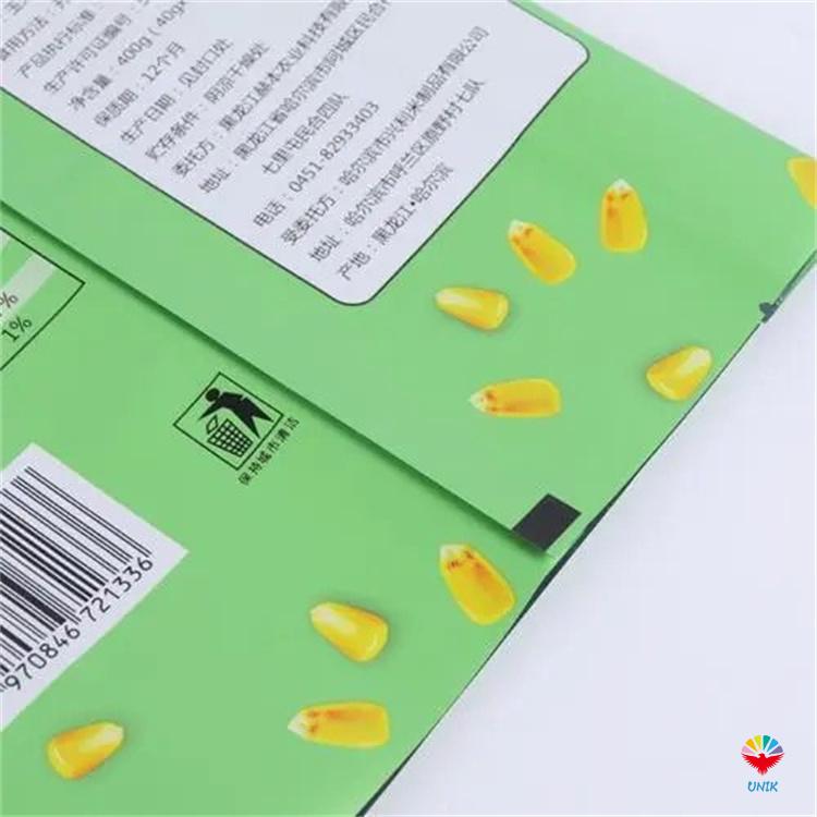 The purpose of the back seal bag The purpose of the back seal bag