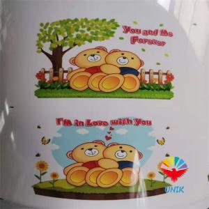 heat transfer film for wood brush ruler