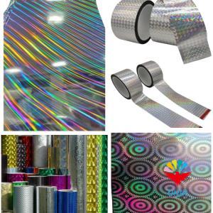 heat transfer film with laser effect