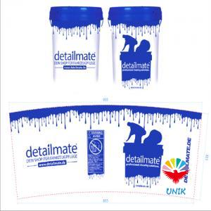 in mold label for paint coating bucket