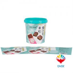 in mold label for plastic biscuit box