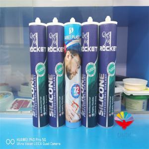 in mold label for plastic seam adhesive hose 