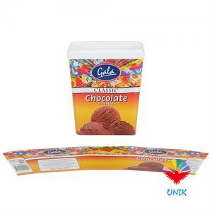 in mold label for yogurt ice cream cup